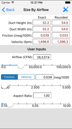 ASHRAE HVAC Duct Sizer(圖5)-速報App