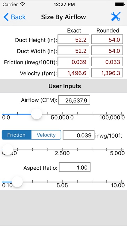 ASHRAE HVAC Duct Sizer screenshot-4