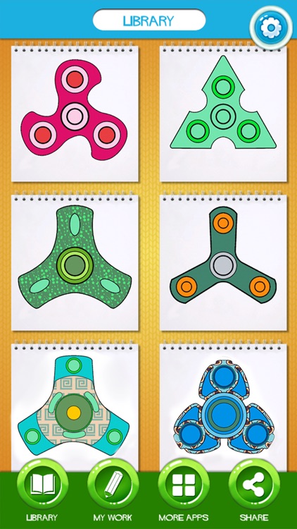 Fidget Spinner Coloring Book screenshot-4