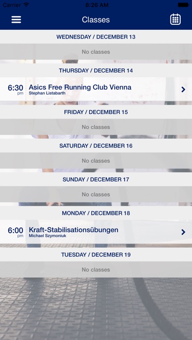 ASICS Community Wien screenshot 3