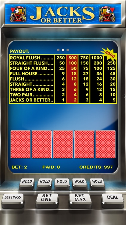 Video Poker Casino - Card Game