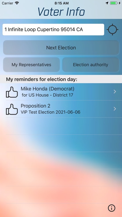 Voter Info
