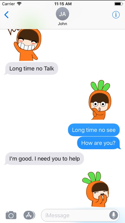 Karotto - Carrot Emoji GIF screenshot-3