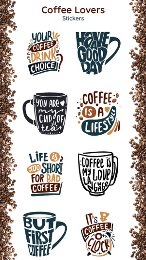 Coffee Time Fun Stickers App(圖1)-速報App