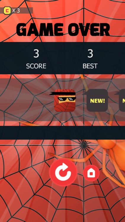 Ninja Spider Jump and Backflip screenshot-3