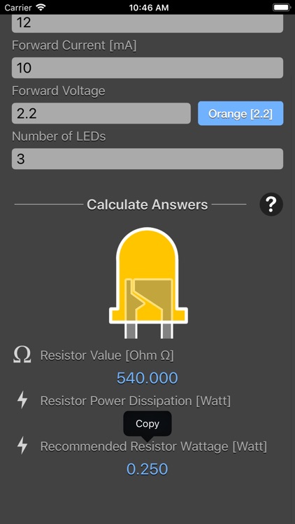 LED Resistor Calculator Plus screenshot-6