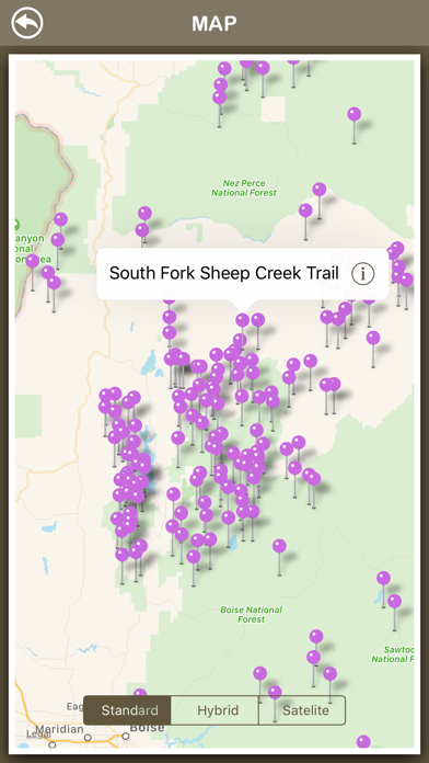 Idaho Hiking Trails screenshot 4