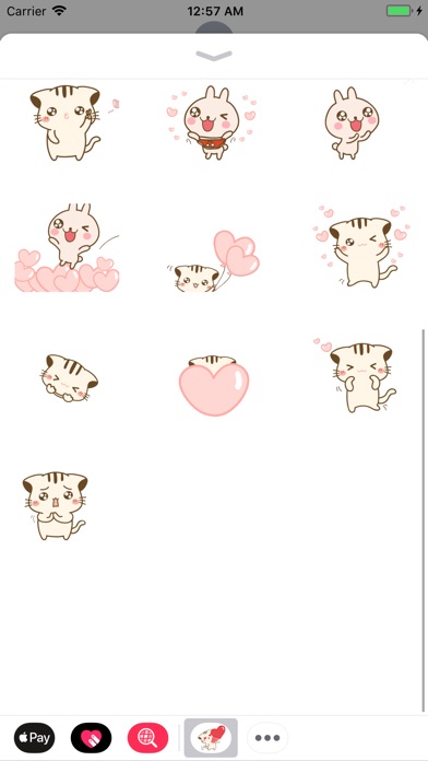 Pink Kitty Emoji Animated screenshot 3