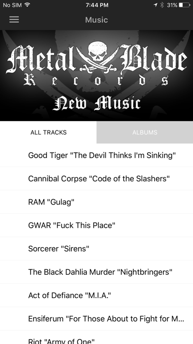 How to cancel & delete Metal Blade Records from iphone & ipad 4