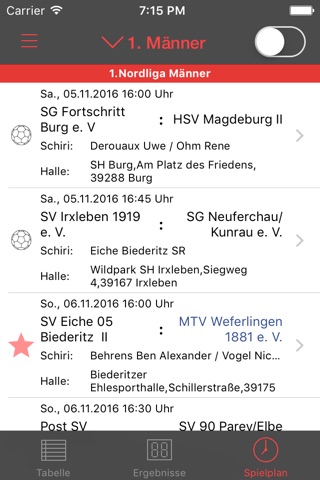 MTV Weferlingen Handball screenshot 2