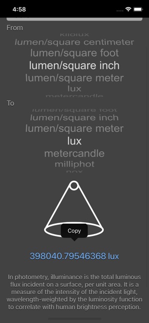 Illuminance Conversion(圖2)-速報App