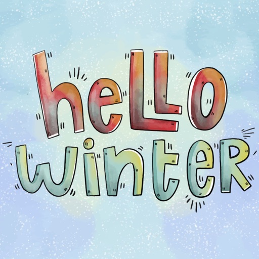 Hello Winter Coming Sticker icon