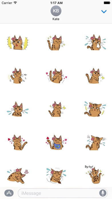 Adorable Bengal Cat Sticker screenshot 2