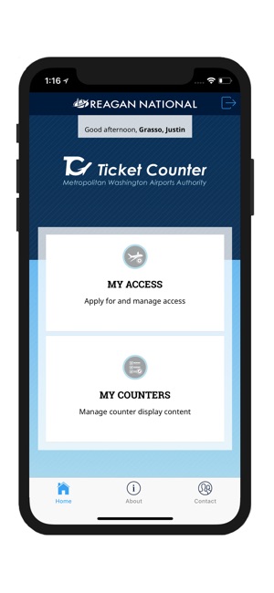 DCA Ticket Counter