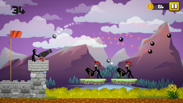 Stickman Cannon Shooter