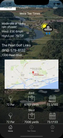 Game screenshot The Pearl Golf Links Tee Times apk