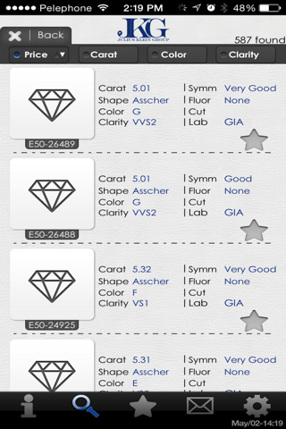 JKG Diamonds screenshot 2