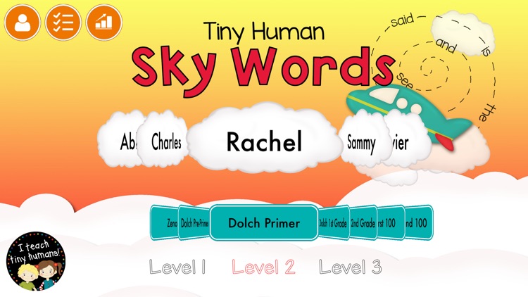 Tiny Human Sky Words