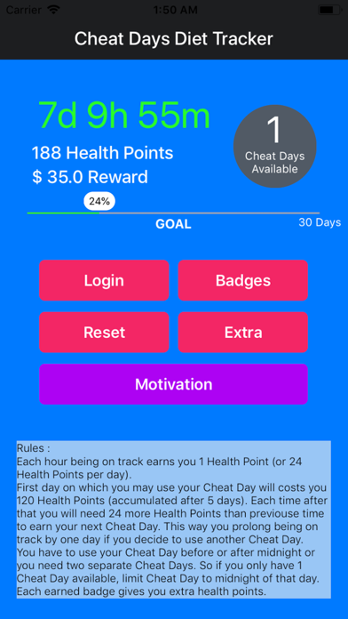 Cheat Days : Diet Trackerのおすすめ画像1