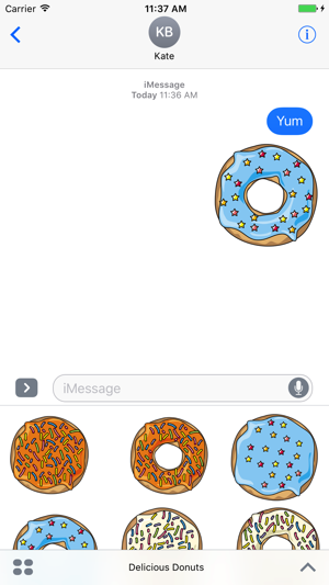 Delicious Donut Stickers(圖1)-速報App