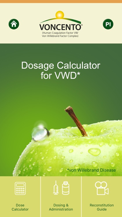 Voncento Dosing Calculator