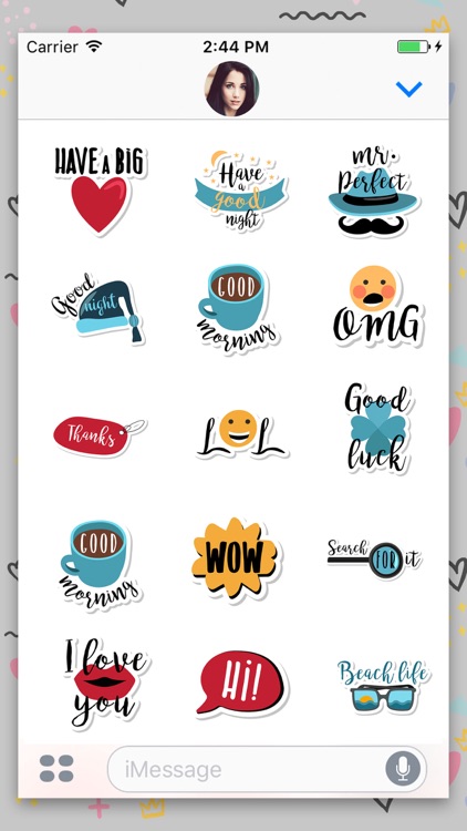 Everyday Animated Text Sticker