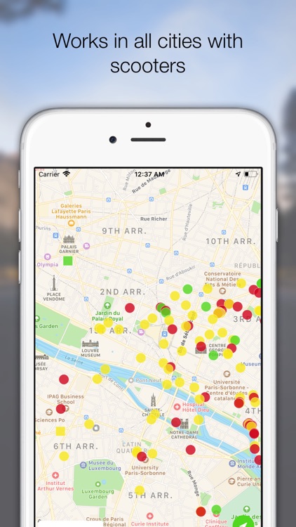 Scooter Map for Chargers screenshot-3