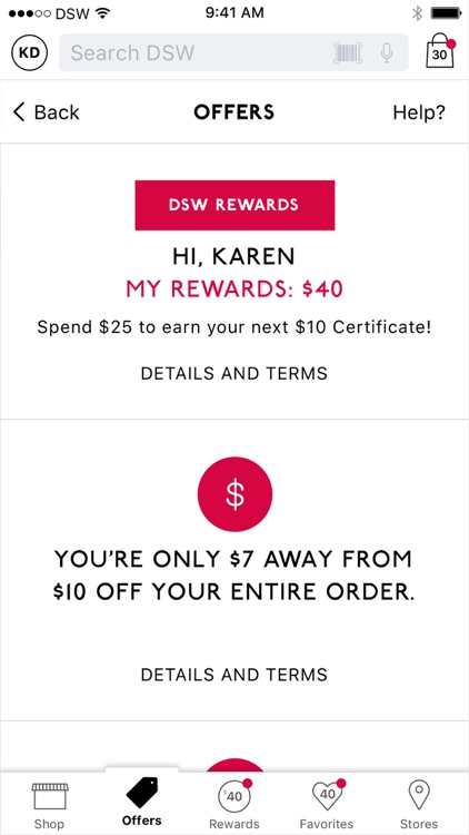DSW Designer Shoe Warehouse screenshot-3
