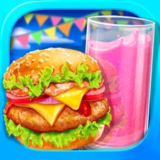 Activities of Summer Waterpark Food - Hamburger & Icy Juice Fun
