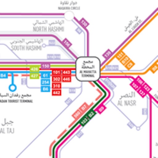 خطوطنا - Jordan Transport Map Icon