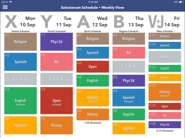 Salesianum Schedule: Student(圖2)-速報App