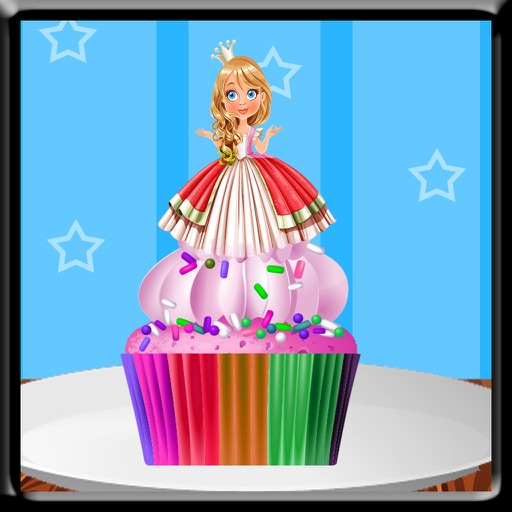 Rainbow Doll Cupcake Maker Sim icon