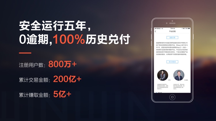 盈盈理财旗舰版—100%历史兑付的投资理财平台