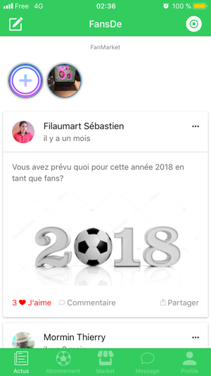 FANSDE - Votre réseaux de fans(圖1)-速報App