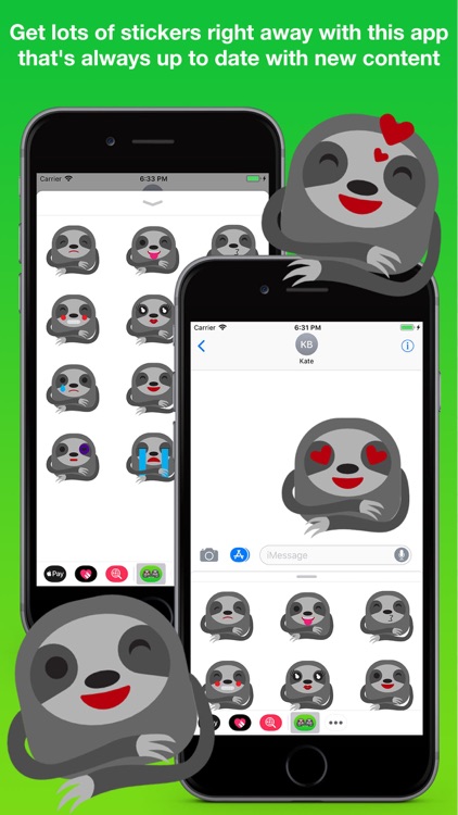 Sloth Stickers Pro