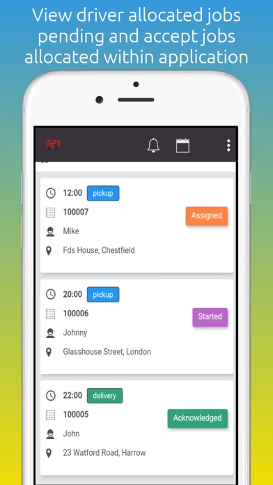 Dispatch System Driver App screenshot 2