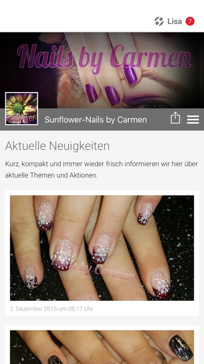 Sunflower-Nails by Carmen