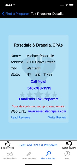 Review My CPA & Tax Preparer(圖5)-速報App