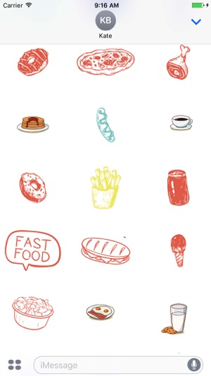 Yummy Food Sticker Pack(圖3)-速報App