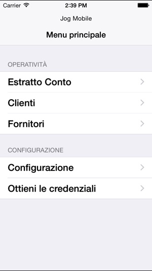 Gestionale JOG Mobile