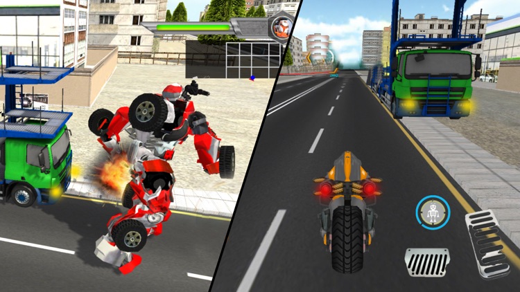 American Bike Superheros - Robot Transporter Truck screenshot-3