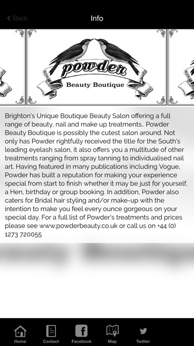 Powder Beauty Boutique screenshot 3