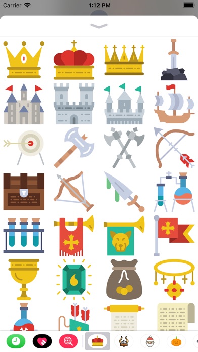 Medieval Stickers screenshot 2