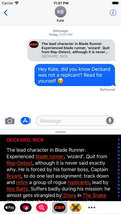 How to cancel & delete Blade Runner Messages from iphone & ipad 1