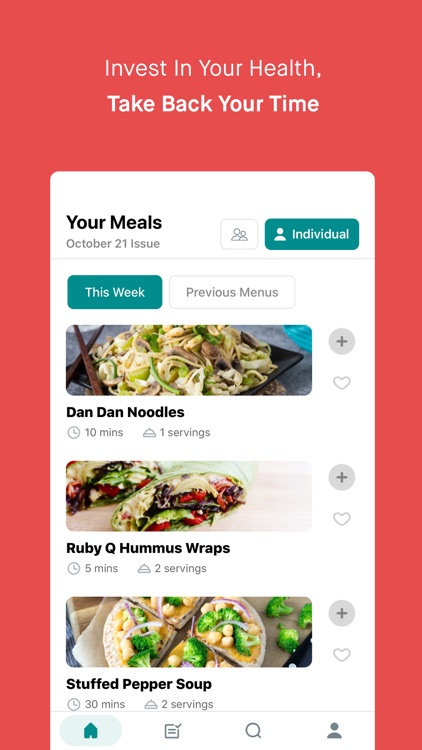 Meal Mentor - Vegan Meal Plan