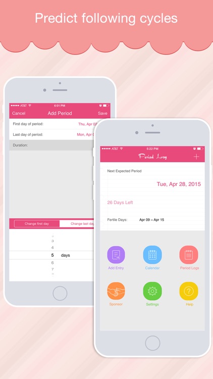 Period Log - Menstrual and Ovulation Calendar