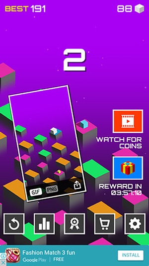 Blue Sky: Tap to Jump cube(圖3)-速報App