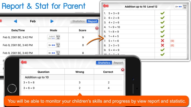 statistic app math K on App Store the Up Math