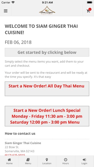 Siam Ginger Thai Ordering(圖1)-速報App