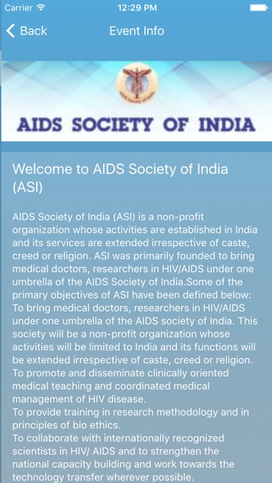 Aids Society of India screenshot 2
